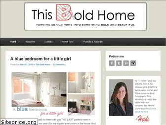 thisboldhome.com