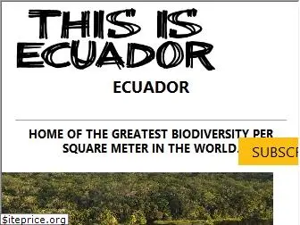 thisisecuador.com