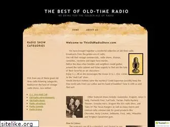 thisoldradioshow.com