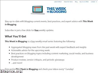 thisweekinblogging.com