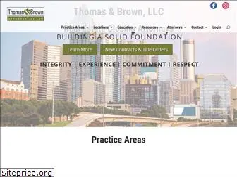 thomasandbrownlaw.com