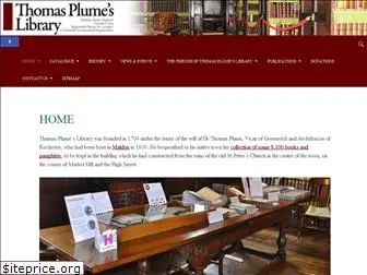 thomasplumeslibrary.co.uk