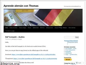 thomasprofesoraleman.com