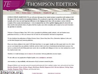 thompsonedition.com