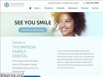 thompsonfamilydentalcare.com