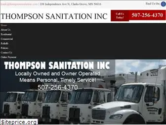 thompsonsanitation.com