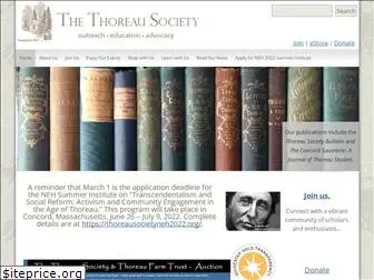 thoreausociety.org