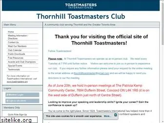 thornhilltoastmasters.com