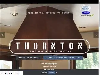 thorntonheatingandsheetmetal.com