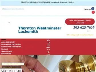 thorntonwestminsterlocksmith.com