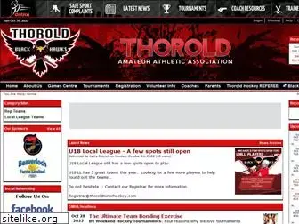 thoroldminorhockey.com