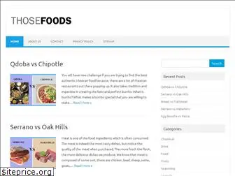 thosefoods.com