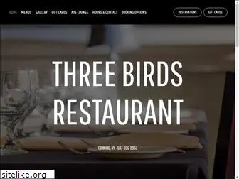 threebirdsrestaurant.com