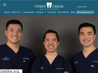 threecreekdentistry.com