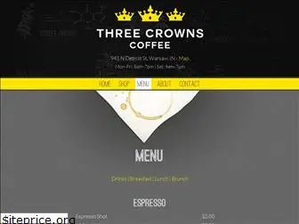 threecrownscoffee.com