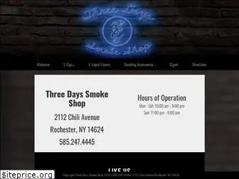 threedayssmokeshop.com