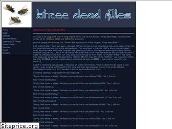threedeadflies.com