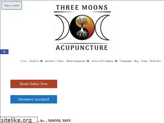threemoonsacupuncture.com