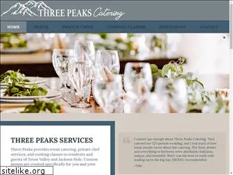 threepeakscatering.com