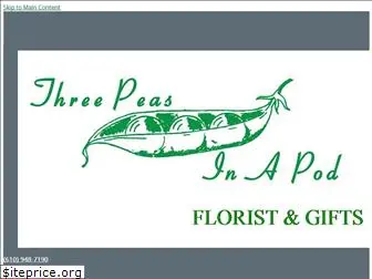 threepeasflowers.com