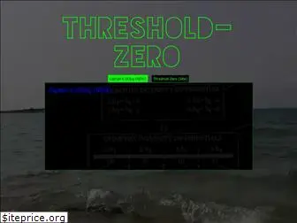 threshold-zero.com