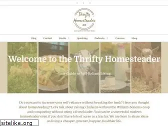 thriftyhomesteader.com