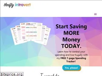 thriftyintrovert.com