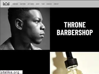 thronebarbershop.com