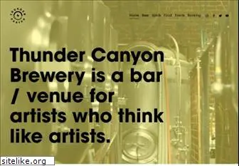 thundercanyonbrewery.com