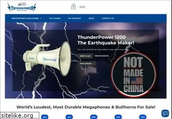 thunderpowermegaphones.com