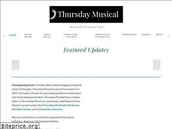 thursdaymusical.org