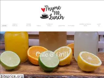 thyme4lunchcafe.com