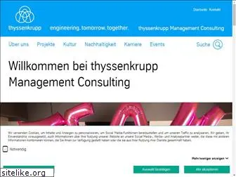 thyssenkrupp-management-consulting.com