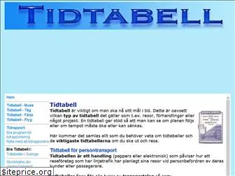 tidtabell.net