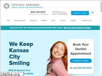 tiffanyspringsdentalgroup.com