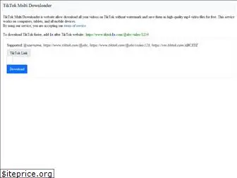 tiktokmultidownloader.com