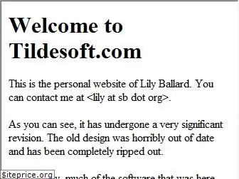 tildesoft.com