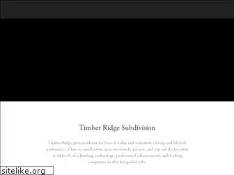 timber-ridge.info