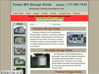 timbermillstoragesheds.com