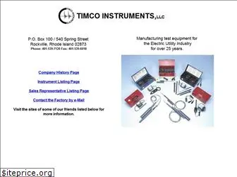 timcoinstruments.com