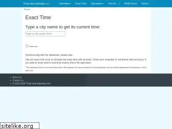 time-and-calendar.com