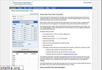 timecardcalculator.net