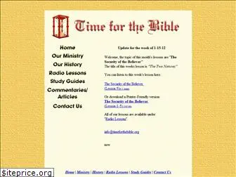 timeforthebible.org