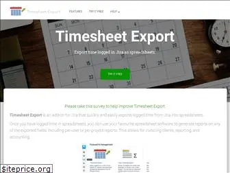 timesheetexport.com