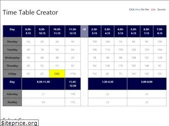 timetablecreator.ml