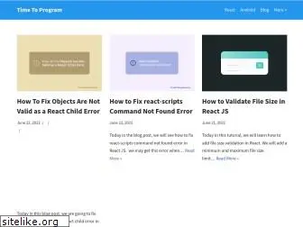 timetoprogram.com