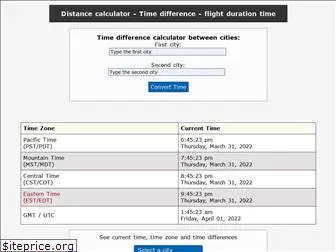 timezonedistance.com