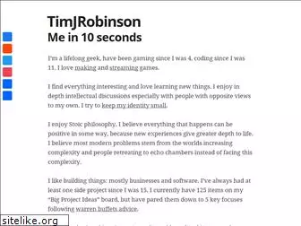 timjrobinson.com