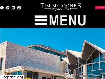 timmcloonessupperclub.com