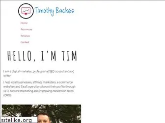 timothybackes.com